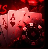 Aces and poker chips
